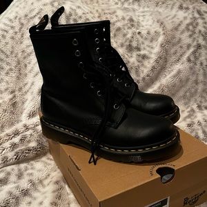 Dr. Martens 1460 W Nappa Black Boots